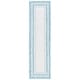 preview thumbnail 29 of 140, SAFAVIEH Courtyard Vickie Indoor/ Outdoor Waterproof Patio Backyard Rug 2'3" x 10' Runner - Ivory/Aqua