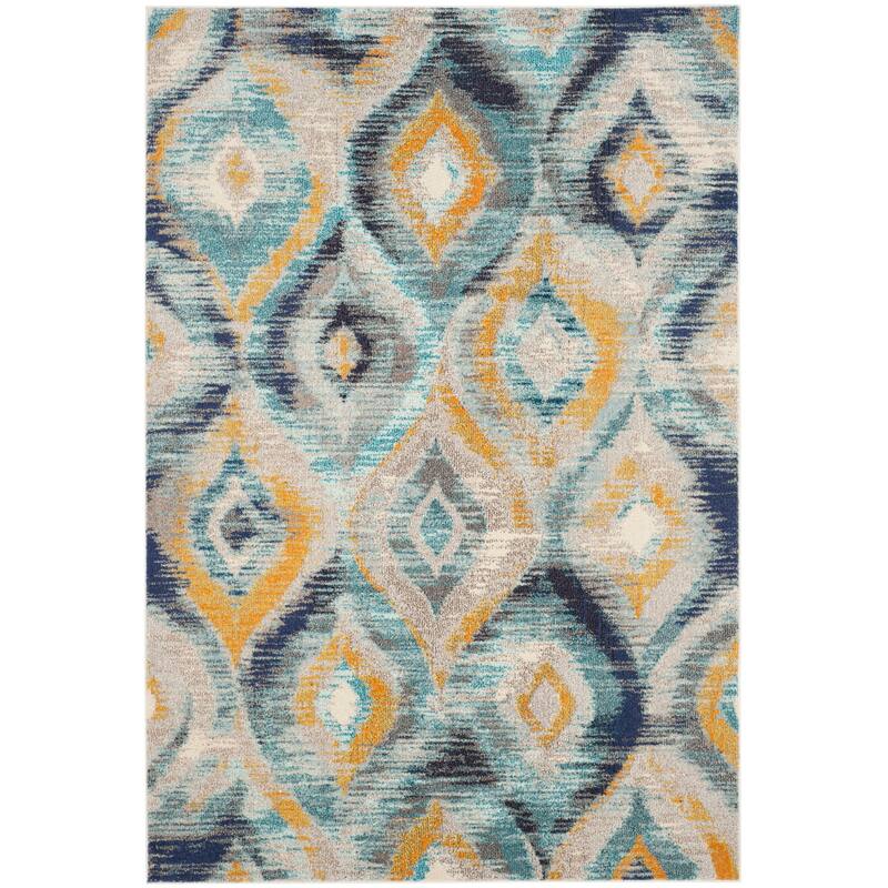 SAFAVIEH Monaco Sveva Boho Ogee Watercolor Rug