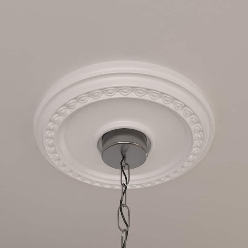 14 3/8"OD x 7/8"P Remy Ceiling Medallion - 14 3/8"OD x 7/8"P