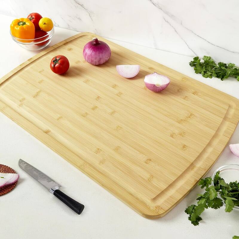 30-in L X 20-in W Large Wood Cutting Board - 30-in L X 20-in W