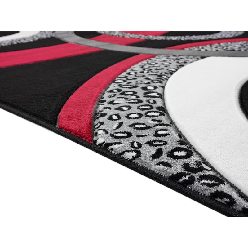 Orelsi Collection Abstract Area Rug