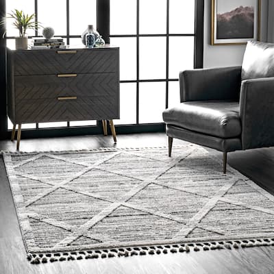 Nuloom Suri Soft Diamond Trellis Textured Area Rug