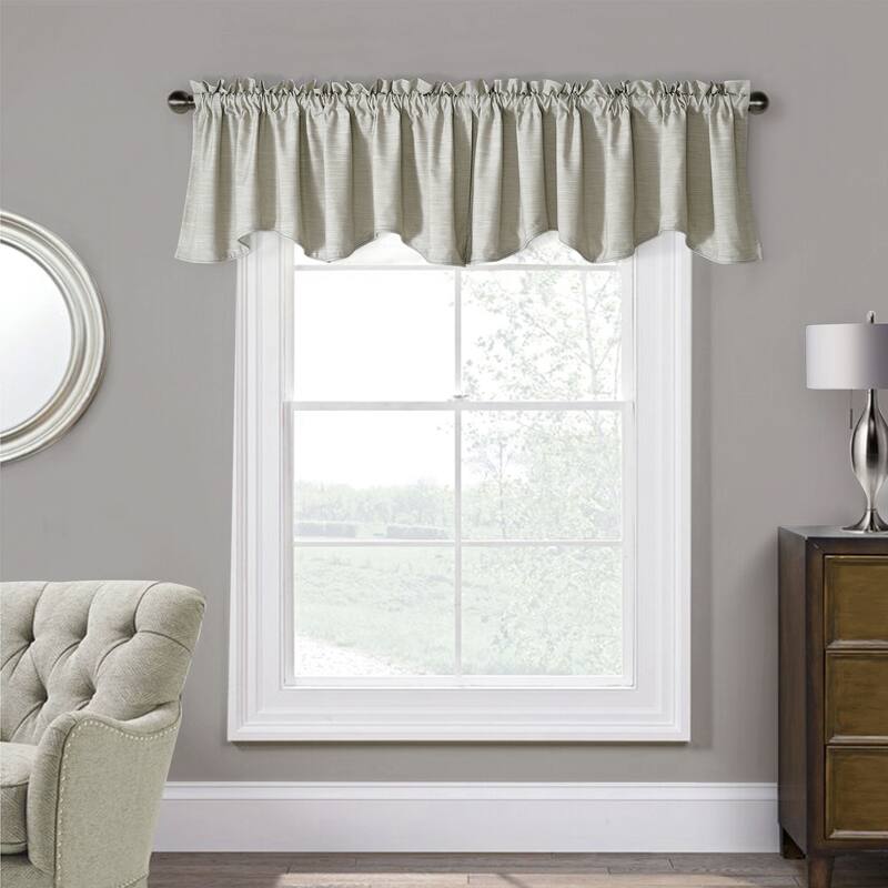Blended and Dodoma Linen Valances - 60" x 19" - Grey