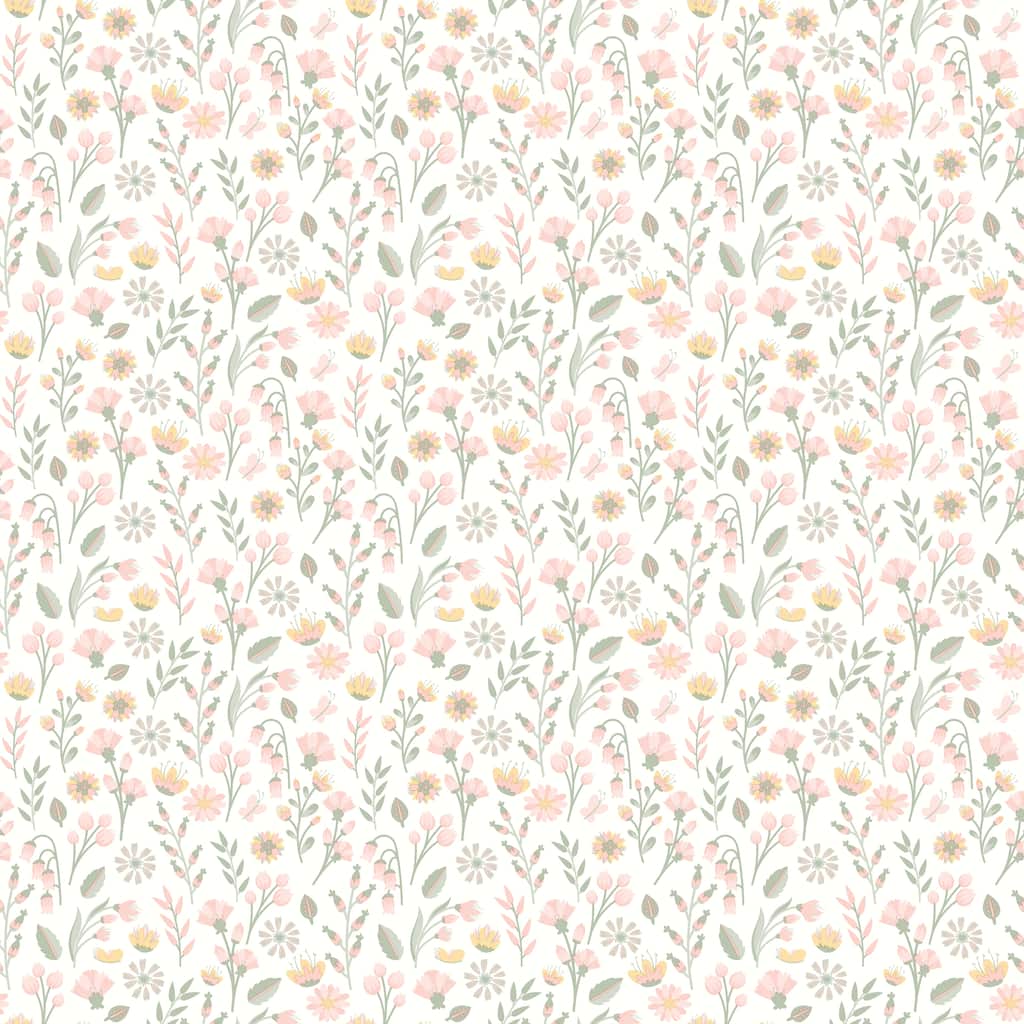 Veer Decor Blushed Meadow Wallpaper