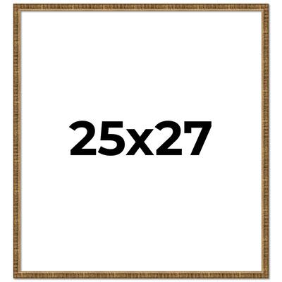 25x27 Frame Gold Kingsley Distressed Solid Wood Picture Frame Width