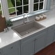 preview thumbnail 7 of 57, Karran QT-812 Top Mount 33 in. Large Single Bowl Quartz Kitchen Sink Kit