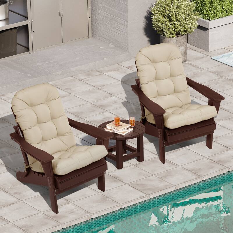 Adirondack Style Patio Outdoor Chair Cushion for Adirondack Chair or Lounge Rocking Chair - See picture