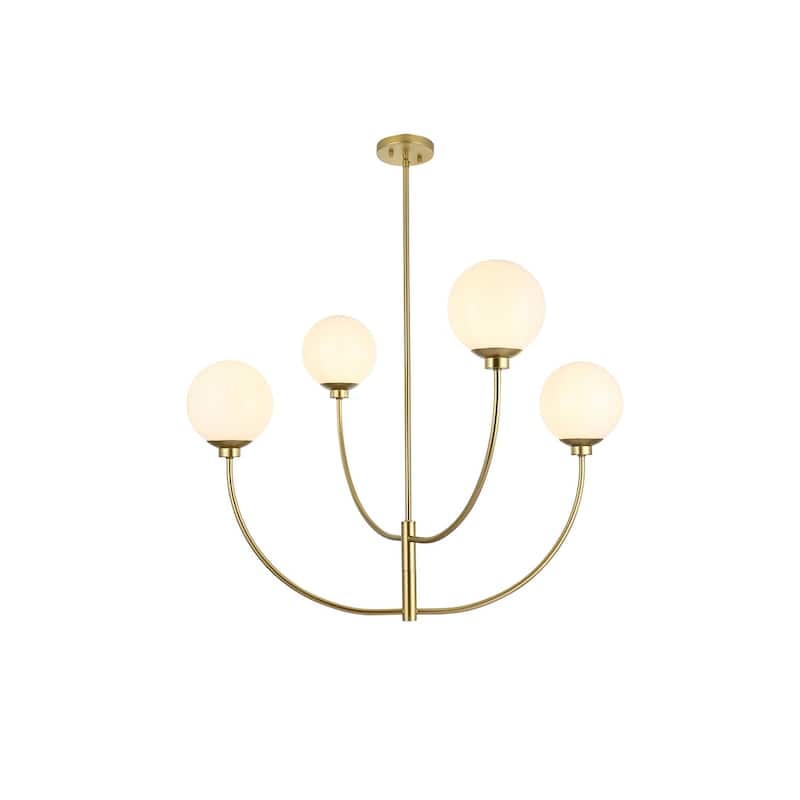 Indigo Home 36 inch chandelier - Brass