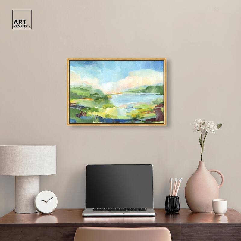 Walk on a Sunny Day Canvas by Art Remedy