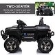 preview thumbnail 6 of 5, 12V Battery-Powered Big SUV Ride-On Car Truck with Remote Control, Suspension, Siren, and Music for Kids Gifts