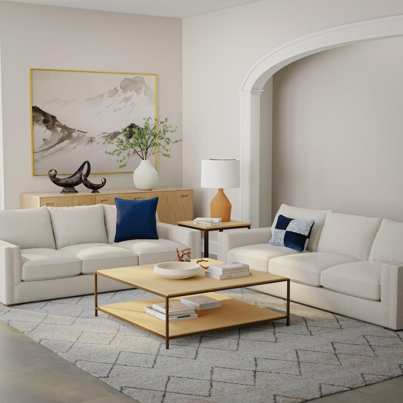 Alora Decor Fitz Diamond Pattern Hand-Knotted Wool Rug