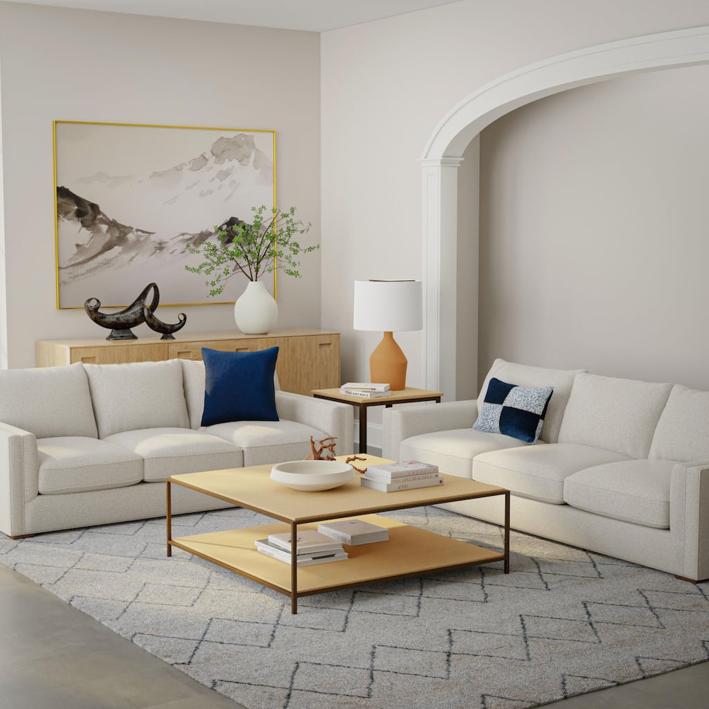 Alora Decor Fitz Diamond Pattern Hand-Knotted Wool Rug