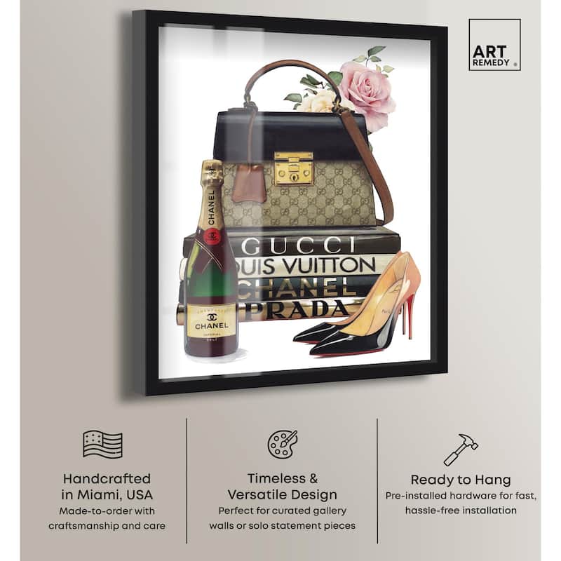 Let's Go Out Tonight Shadowbox by Art Remedy