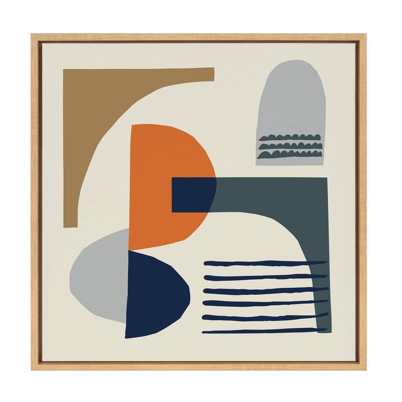 Kate and Laurel Sylvie Abstract Canvas by Rachel Lee of My Dream Wall