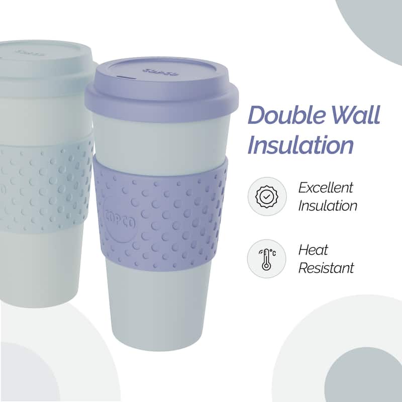 Copco Acadia To Go 16 oz Travel Mug Set of 2 - 16 oz