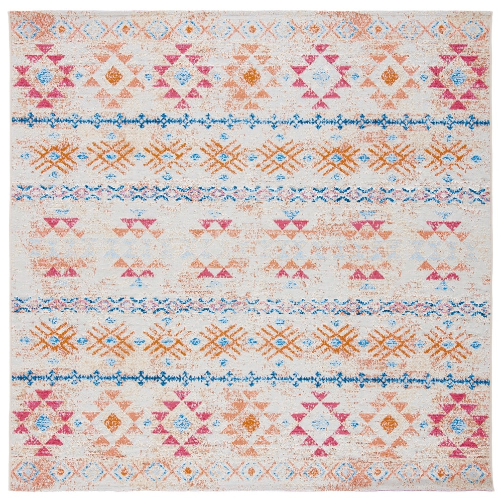 SAFAVIEH Summer Osuma Boho Indoor/ Outdoor Waterproof Patio Backyard Rug