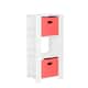 Option White with Coral Bins