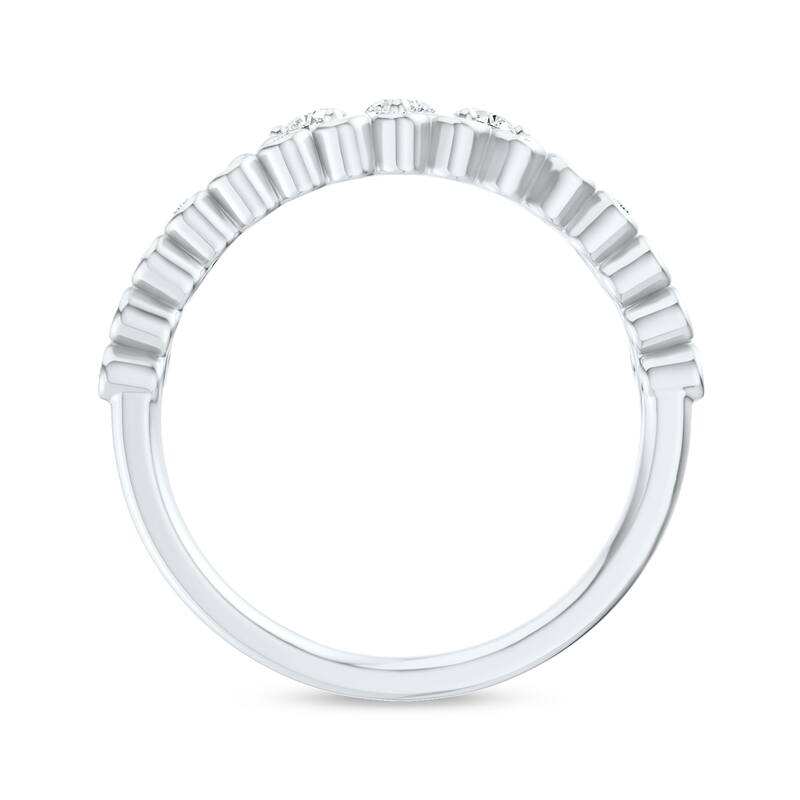 1/4ct TDW Diamond Crown Ring in 10K Gold for Women