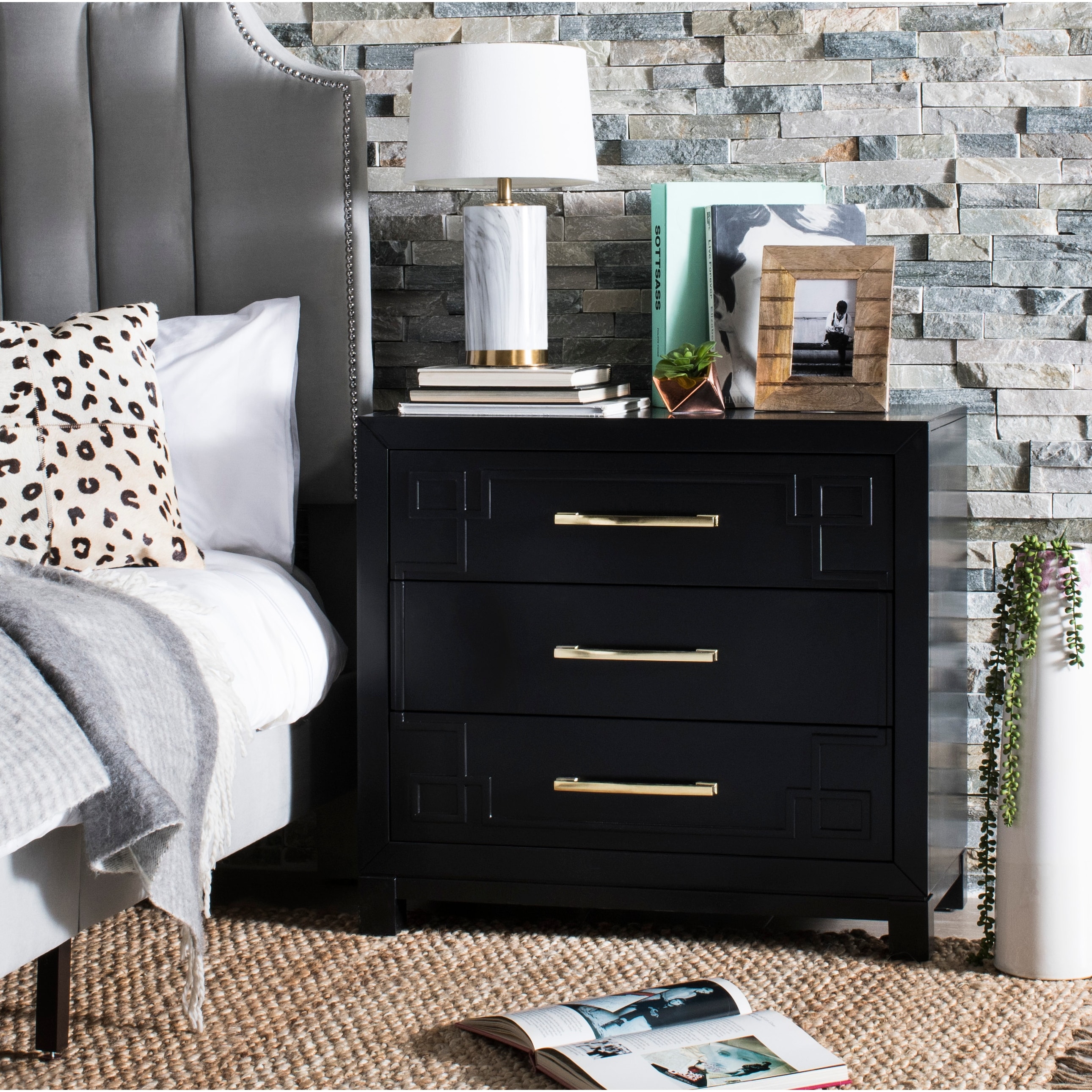 Safavieh raina 3 drawer on sale chest