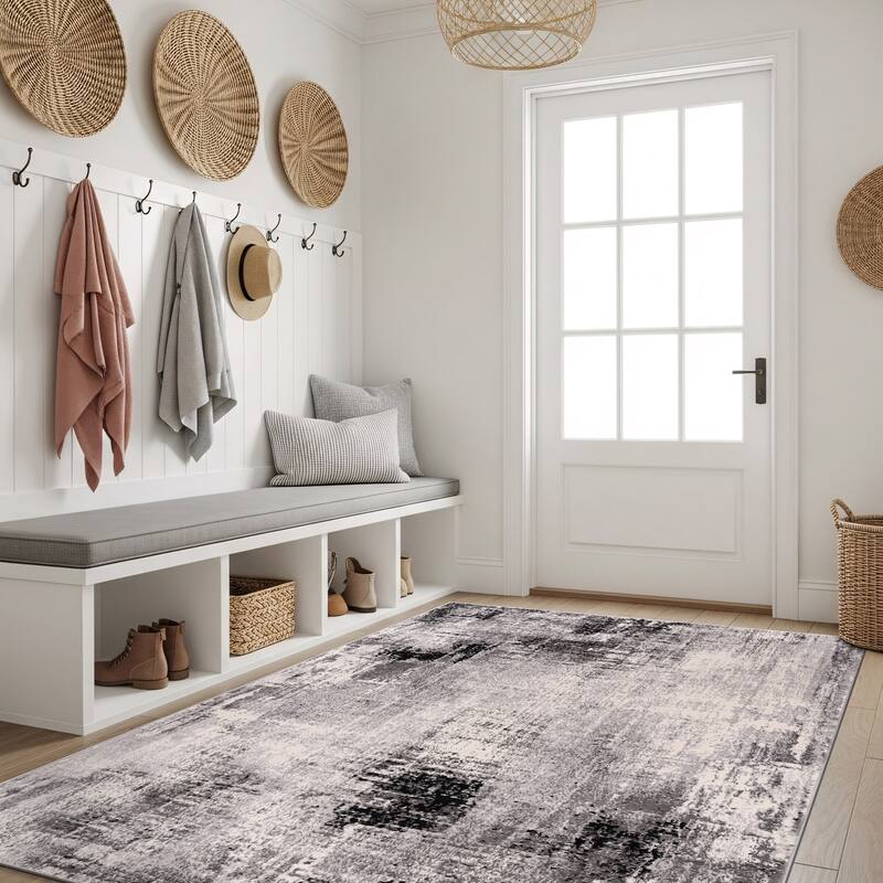 World Rug Gallery Dublin Contemporary Abstract Area Rug