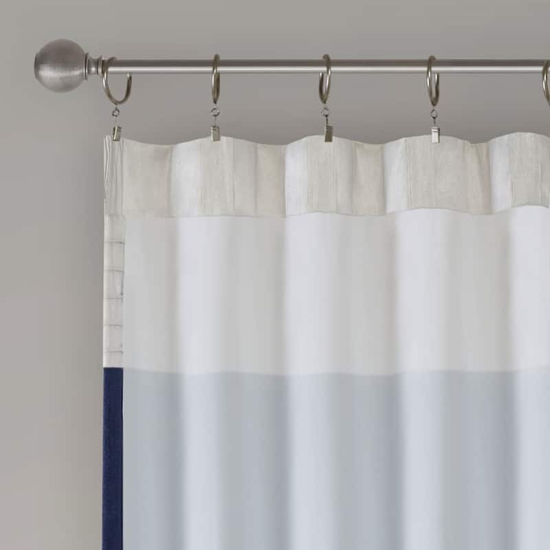 Polyoni Pintuck Curtain Panel(Only 1 Pc Panel)