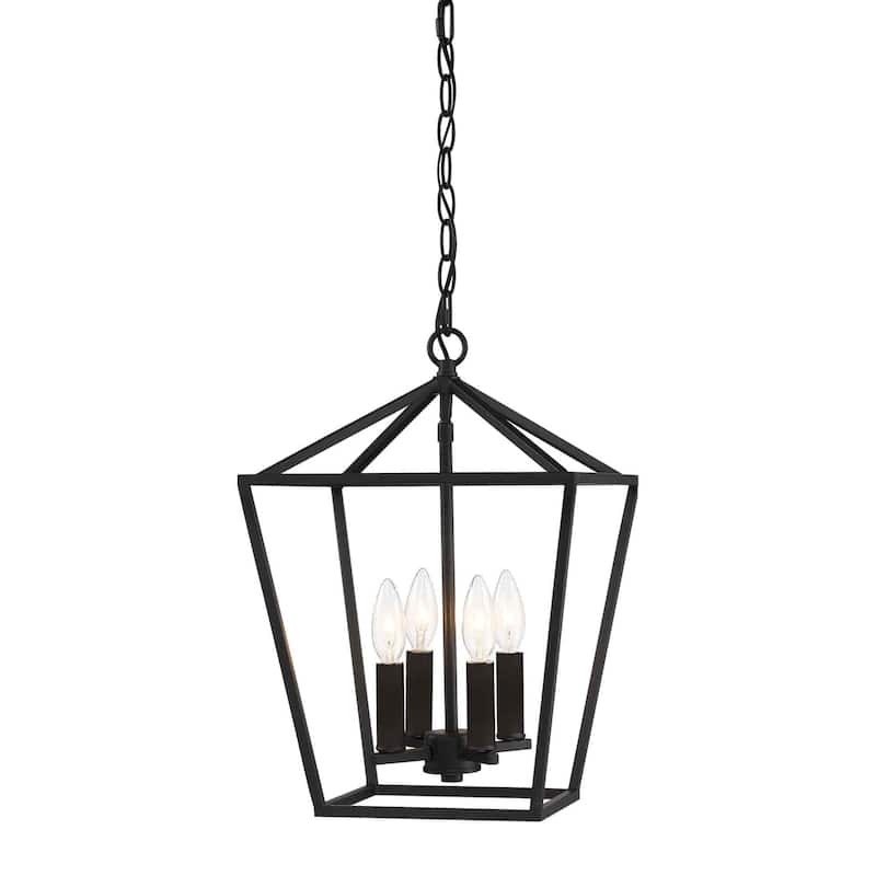 Acroma 4 Light 12In Lantern Square Pendant-UL - N/A