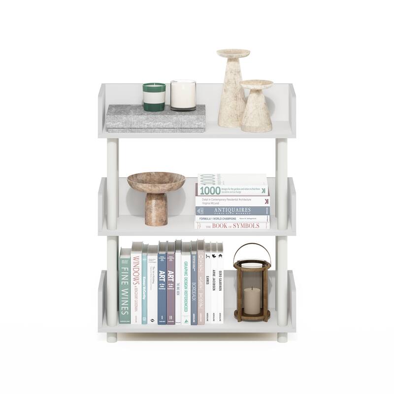 Furinno Turn-N-Tube 3-Tier Toolless Freestanding Multipurposes Display Rack, Espresso