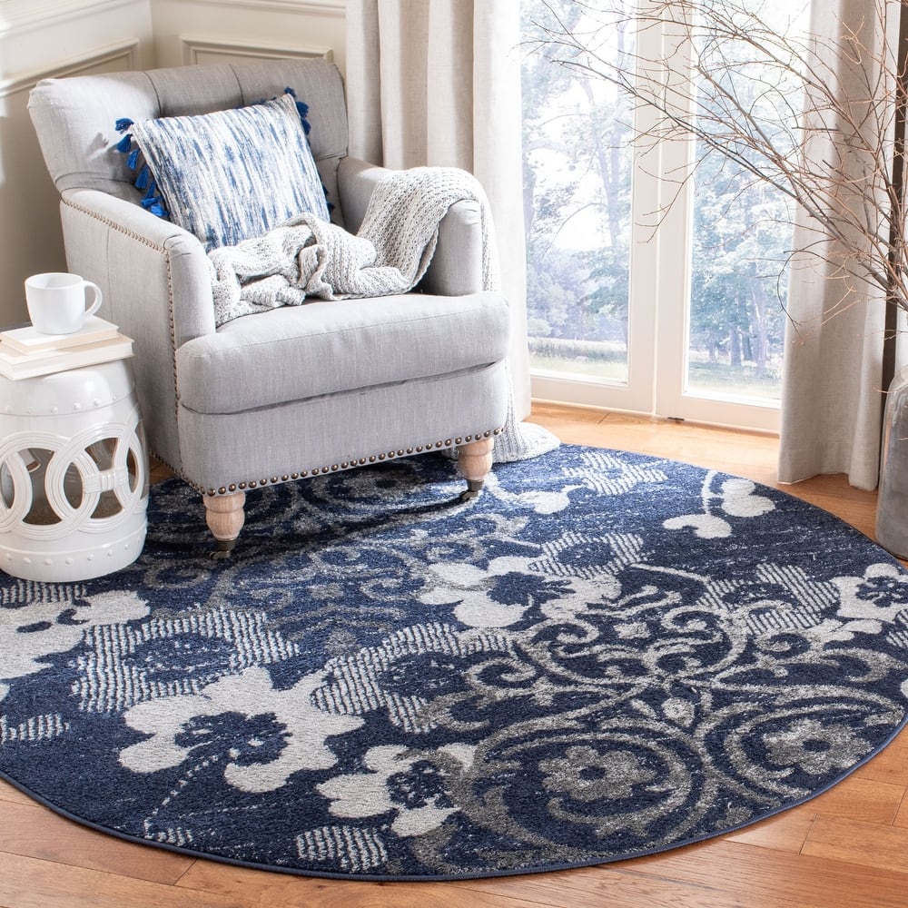 SAFAVIEH, Adirondack Rena Damask Floral Distressed Rug