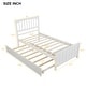 preview thumbnail 9 of 7, Merax Twin-size Platform Bed with a Trundle