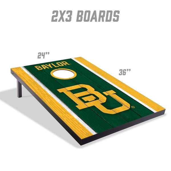 Baylor Bears NCAA Compact 2x3 Tailgate Cornhole Board Set