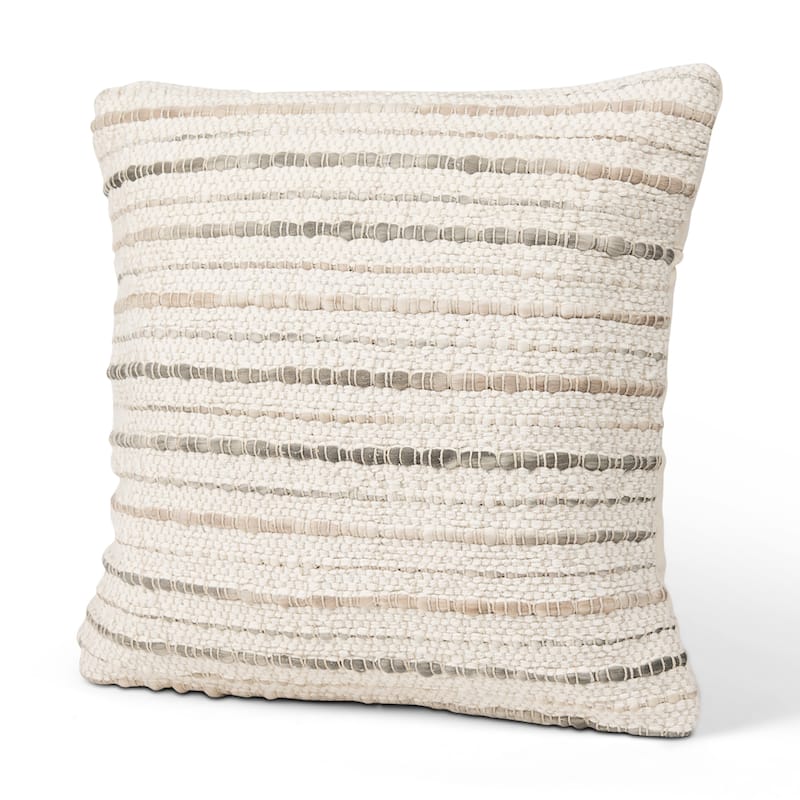 Kodi Cream Lumbar Pillow Cover - Square - Cream