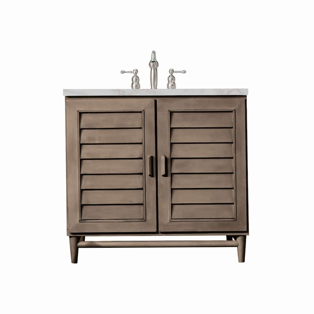 James Martin Vanities 620-V36-3VSL Portland 36" Single Basin Wood
