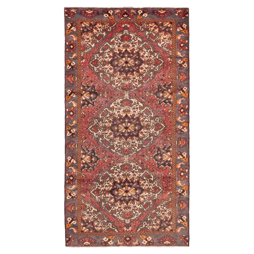 ECARPETGALLERY Hand-knotted Konya Anatolian Red Wool Rug - 4'11 x 9'8