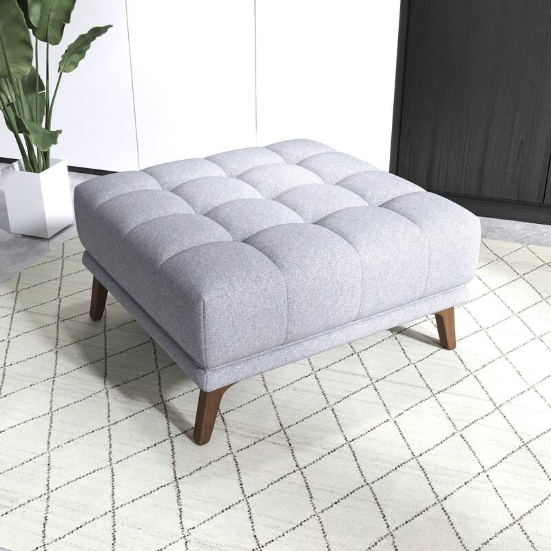 Addison Square Upholstered Ottoman Comfortable choice, multiple functions, classic design, and cozy corners