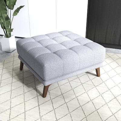 Addison Square Upholstered Ottoman Comfortable choice, multiple functions, classic design, and cozy corners
