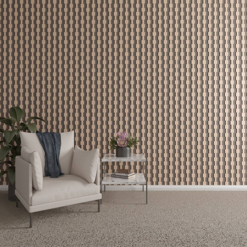 Midland Adjustable Wood Decorative Slat Wall Panel Kit (contains 29 Slats + 1 Straight Edge Starter Slat)