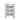Elegant Lighting Modern 17 1/2 Inch Wide Mirrored Crystal Three Drawer