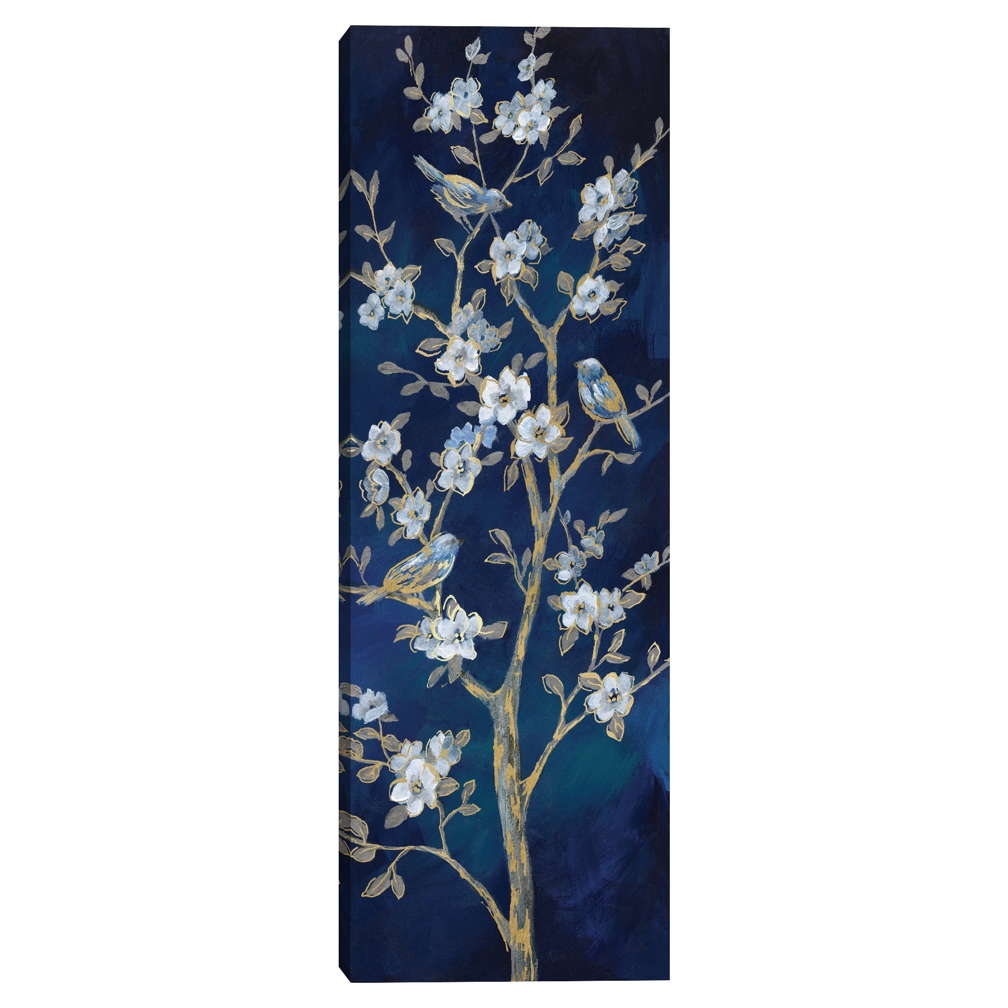 Indigo Spring II Canvas Art Print