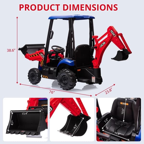 4 in 1 Ride on Excavator