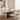 63 Inch Modern Fluted Wood Pedestal Dining Table, Retangular Kitchen Table with Sintered Stone Tabletop