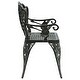 preview thumbnail 4 of 19, vidaXL Patio Bench 42.5" Cast Aluminum - 42.5" x 23.6" x 32.7"