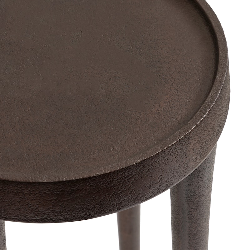 Kate and Laurel Rava Metal Drink Table