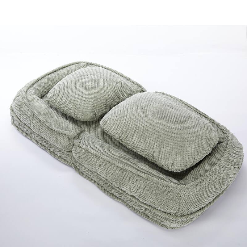 Green 47.8" Adjustable Chaise Longue Chair