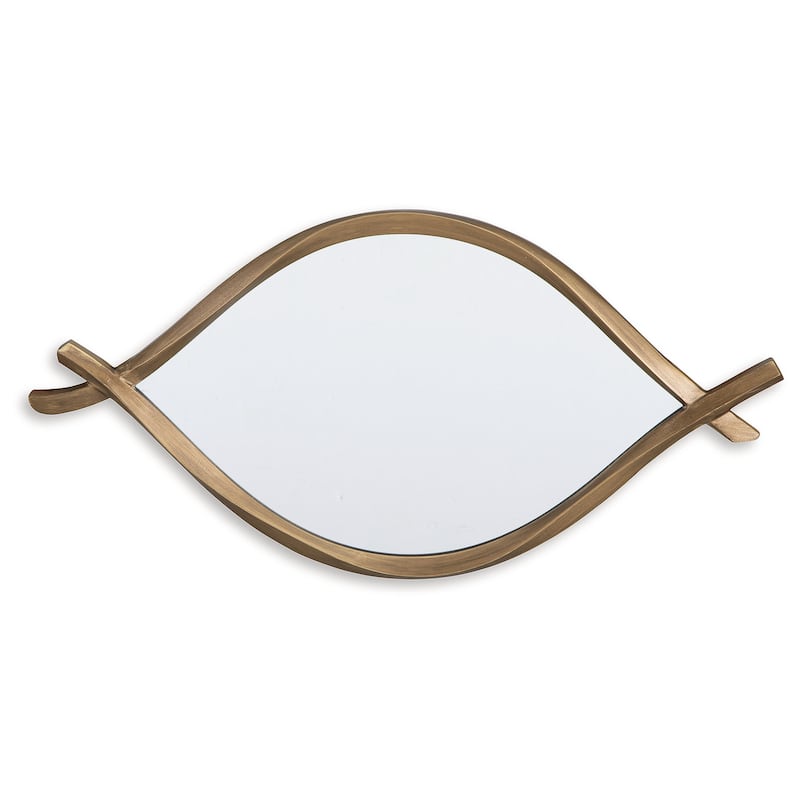Signature Design by Ashley Bartner Gold Accent Mirror - 18.11" W x 1.25" D x 36.02" H