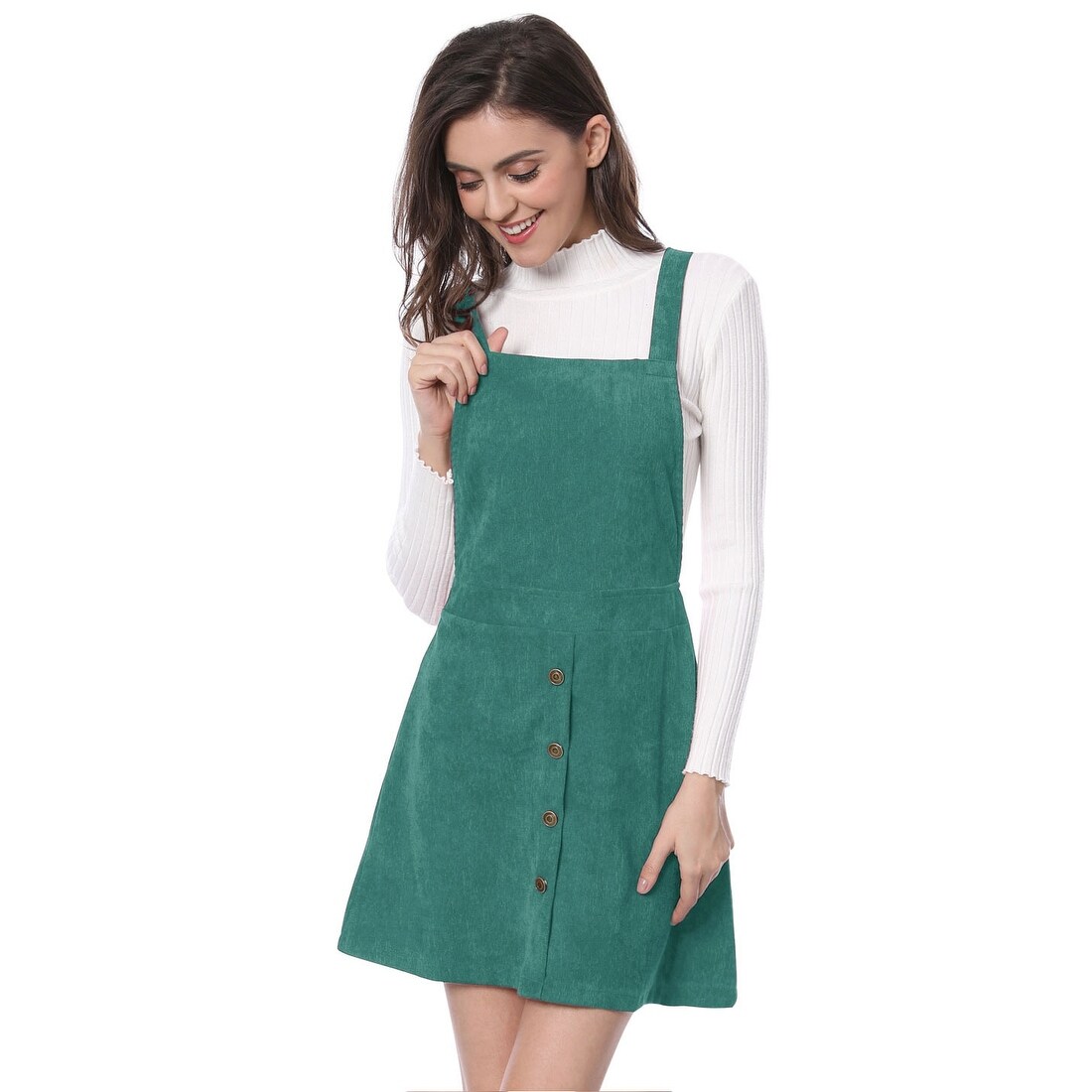 corduroy overall dress womens