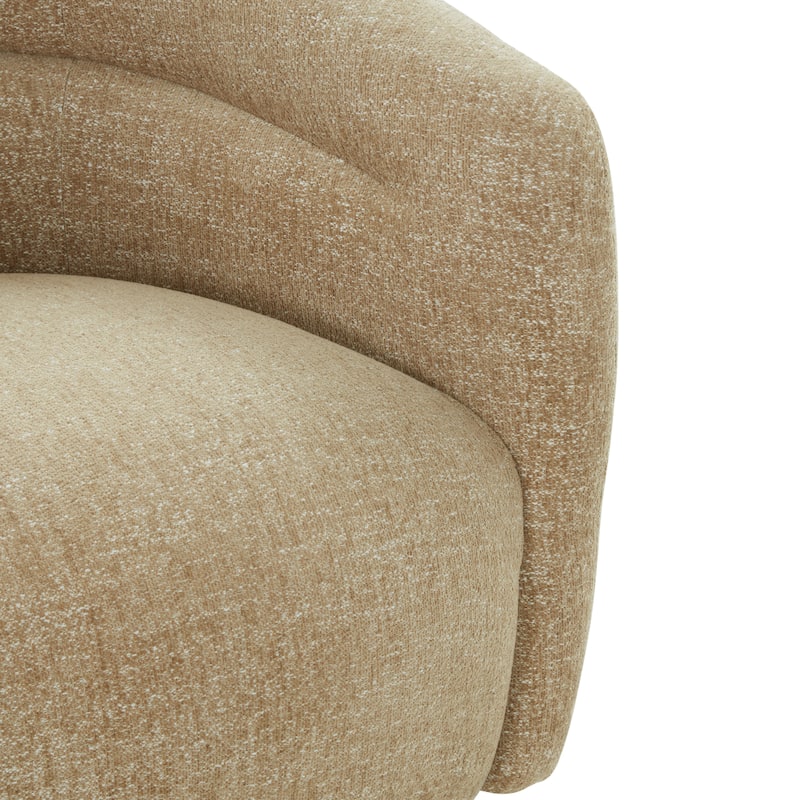 SAFAVIEH Couture Kellybryn Chenille Swivel Chair - 33"W x 31"D x 28"H