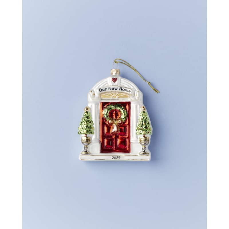 Lenox 2025 Blown Glass New Home Ornament