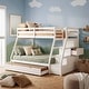 preview thumbnail 7 of 9, Furniture of America Waluz Twin over Full Wood Bunk Bed with Drawers