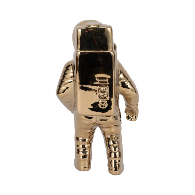 Modern Ceramic Astronaut Figurine Statue - 11"