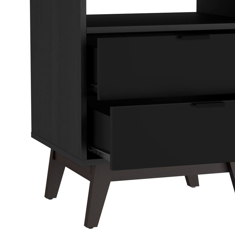 Kappesberg Denver 2-Drawer Nightstand (set of 2) - for Bedroom